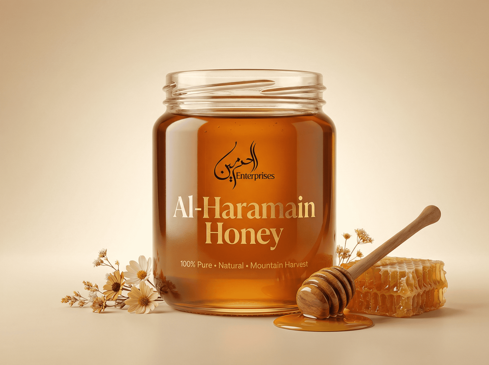 Pure Natural Raw Honey – 100% Organic & Unprocessed (1 Kg)